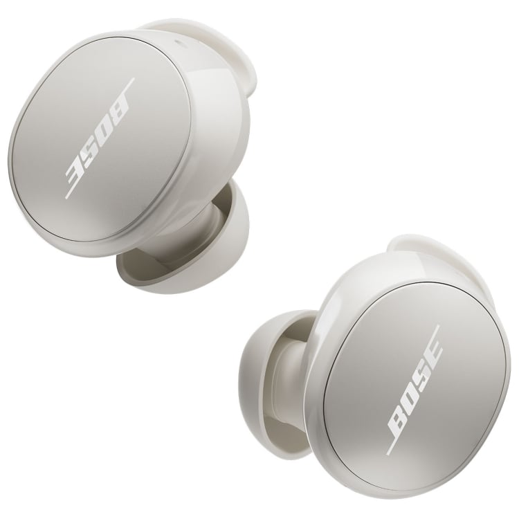 Bose Quietcomfort Noise Cancelling Bluetooth Truly Wireless in Ear Earbuds with Mic with Touch Control (White Smoke)