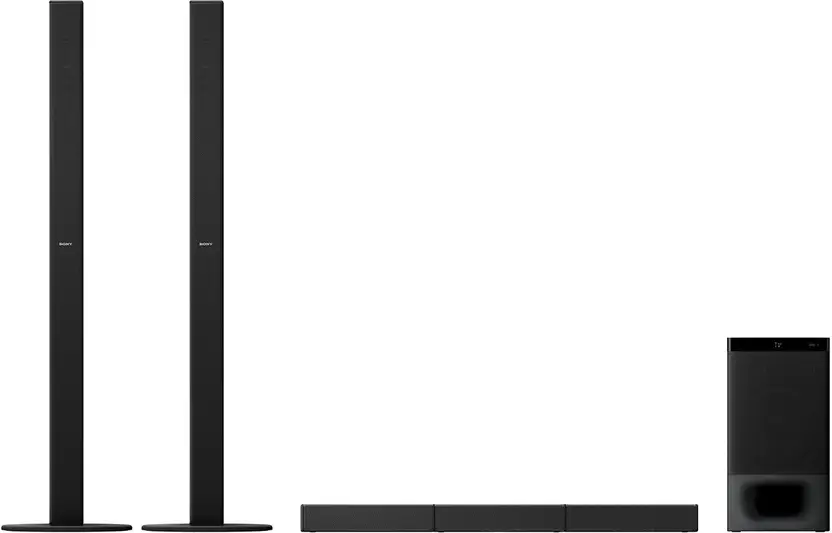Sony HT-S700RF Real 5.1ch Soundbar for TV with Tall boy Rear Speakers Subwoofer 1000W