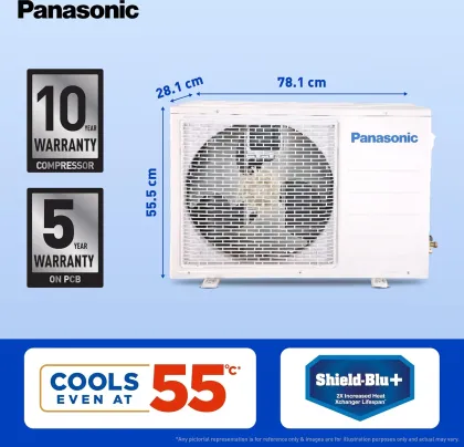 Panasonic 1.0 Ton 5 Star Wi-Fi Inverter Smart Split AC CS/CU-NU12AKY5W