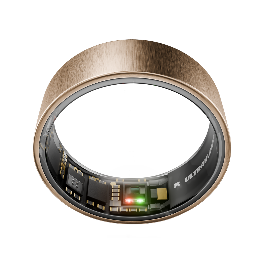 ULTRAHUMAN Ring AIR Brushed Rose Gold Size 8 – Smart Ring