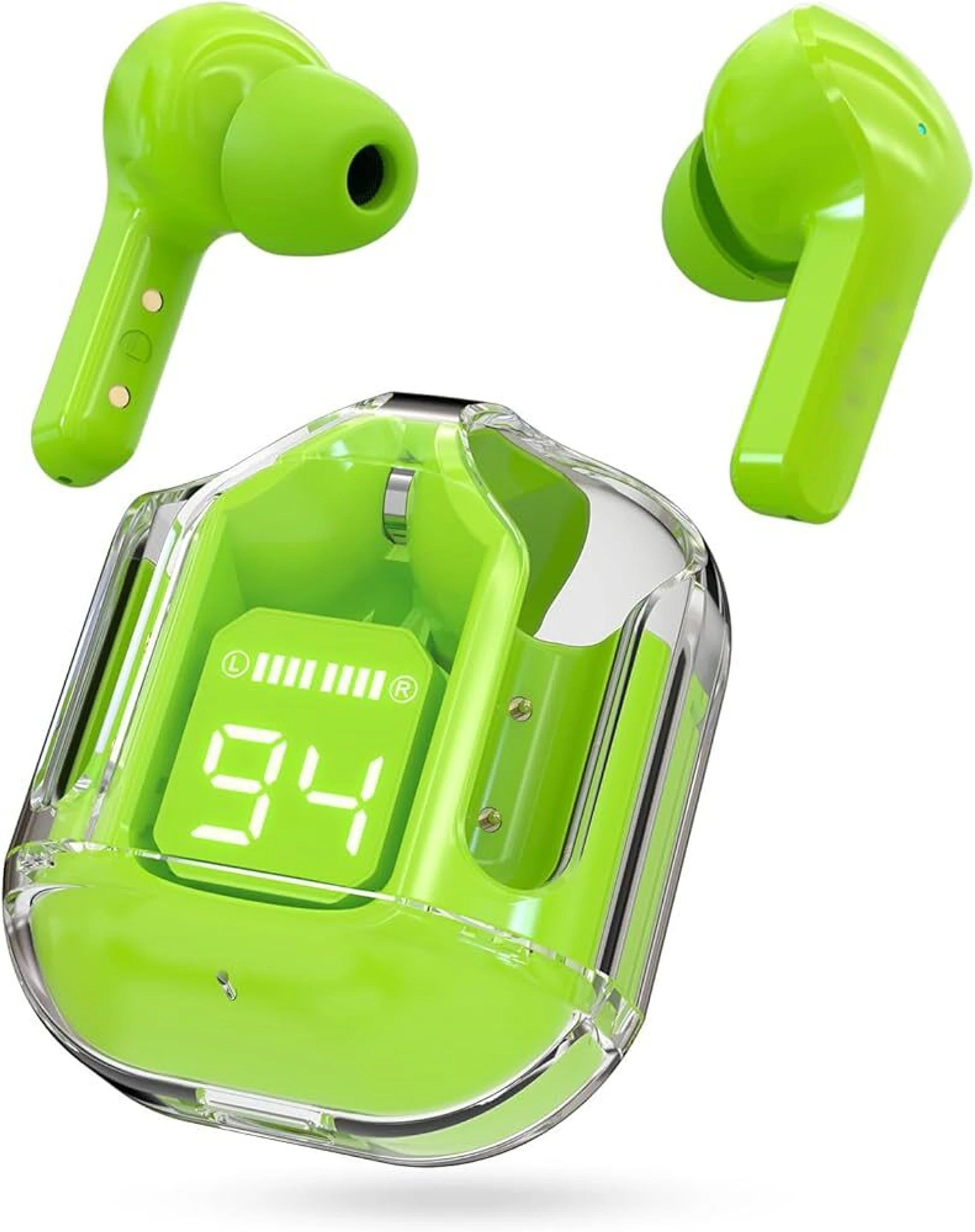 Ultrapod Max Bluetooth Headset (Green, True Wireless)